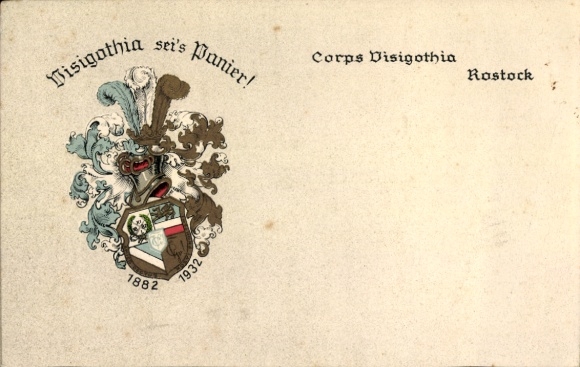 Studentika Ak Rostock, Corps Visigothia, Wappen, KSCV