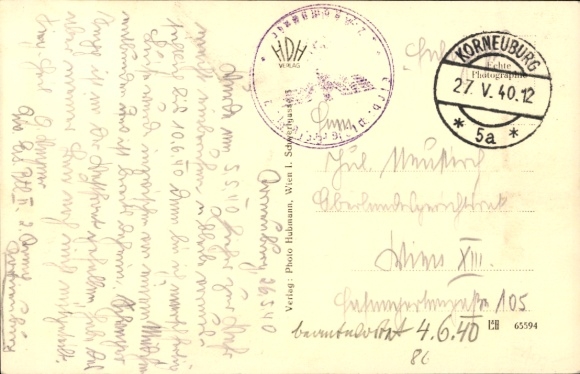 Postcard Korneuburg in Lower Austria, Pioneer Barracks
