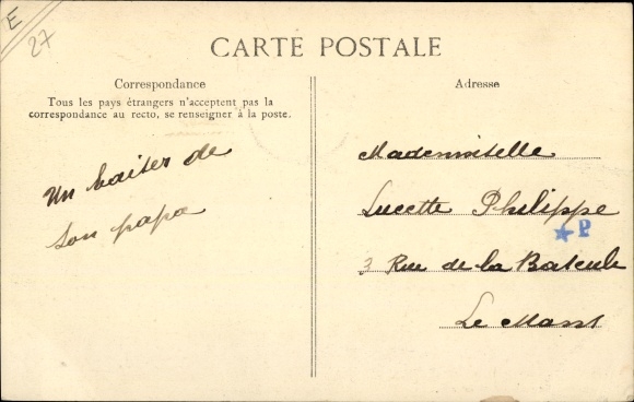 Postcard Damville Eure, City Hall