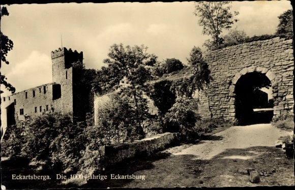 Ak Eckartsberga Burgenlandkreis Thüringen, Eckartsburg