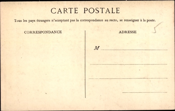Postcard Tombola de la Decennale, Double Phaeton by Dion Bouton, automobile, driver