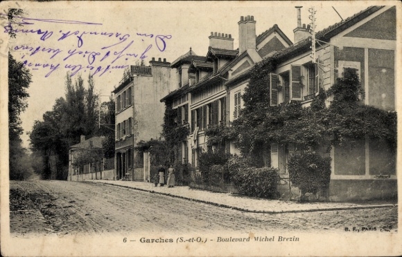 Postcard Garches Hauts de Seine, Boulevard Michel Brezin