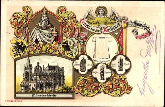Chromo-Litho Aachen, Minster Church, Aachen Shrine Tour