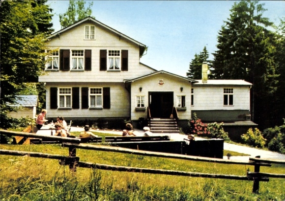 Postcard Dickschied Heidenrod im Taunus, Wiesbaden Nature Friends House Am Atzmann