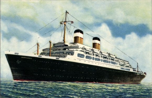 Ak-stoomboot SS Independence, American Export Lines