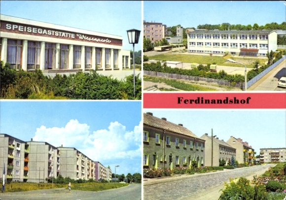 KP Ferdinandshof na Pomorzu Zachodnim, restauracja Wiesenperle, różne widoki, ogród...