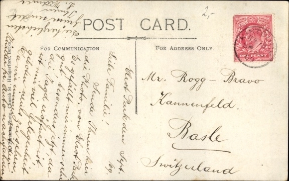 Photo Postcard Great Britain, Villa