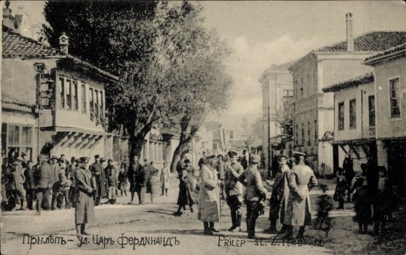 KP Prilep Macedonia, widok z ulicy z wojskiem