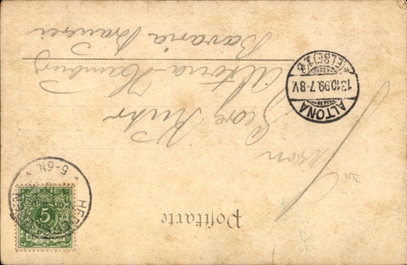 Postcard Heteborn Selke Aue in the Harz, Domburg in the Hakel, guests