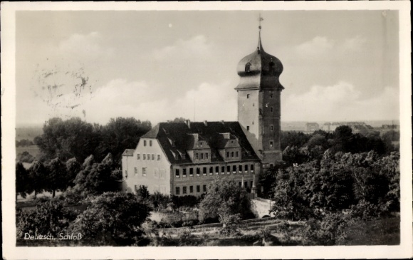 Ak Delitzsch in Sachsen, Schloss