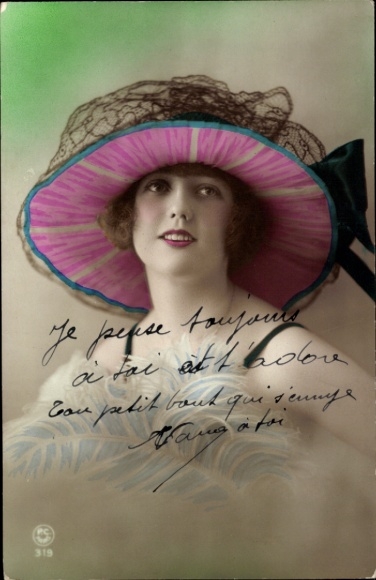 Ak jonge vrouw, portret