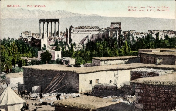 Ak Baalbek Libanon, Gesamtansicht