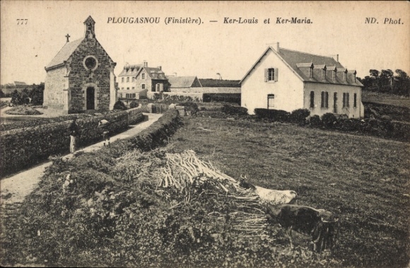 CPA Plougasnou Finistère, Ker Louis i Ker Maria