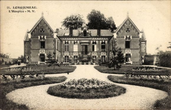 Postcard Longjumeau Essonne, L'Hospice