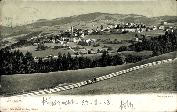 Ak Trogen Kanton Appenzell Ausserrhoden, Panorama
