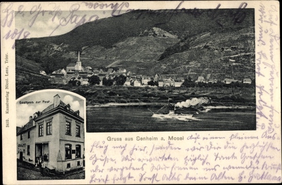 KP Senheim an der Mosel, Gasthaus zur Post, widok całości