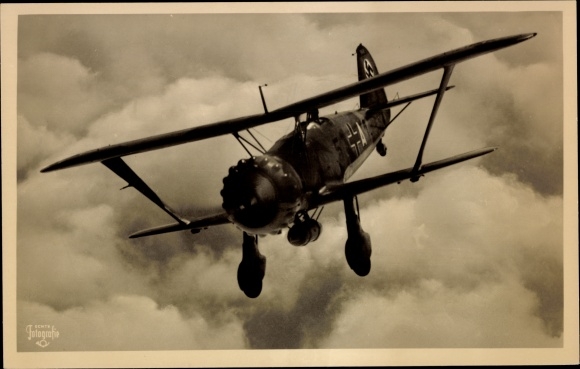 PC Henschel Hs 123, dive combat single-seater meets the attack, Luftwaffe, II. WW