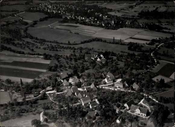Photo Neudeck Langenbrettach in Württemberg, aerial photograph