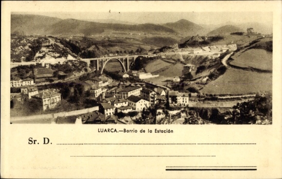 Ak Luarca Spanje, algemeen beeld
