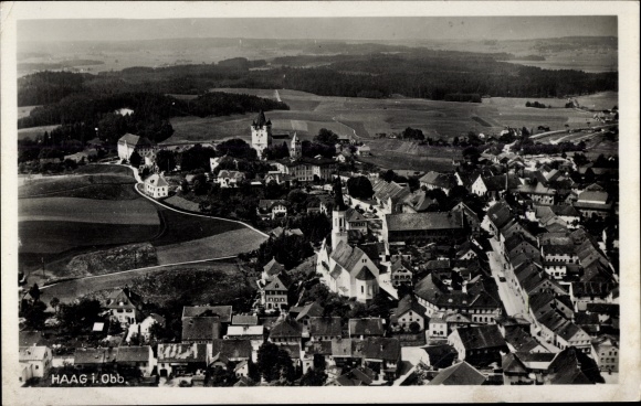 PC Haag in Upper Bavaria, total view