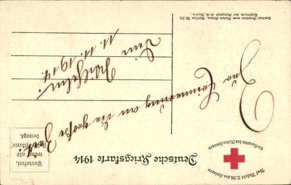 Postcard Kaiser Wilhelm II., Portrait, I no longer know any parties, quote 1914