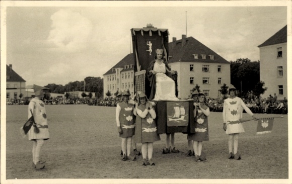 Postcard Prenzlau in the Uckermark, Tableau vivant, Festival