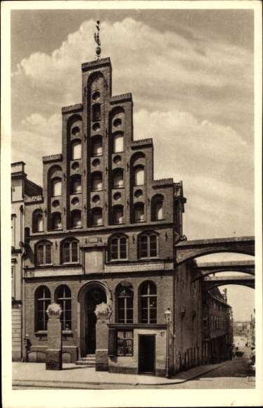Postcard Hanseatic City of Lübeck, Schiffergesellschaft