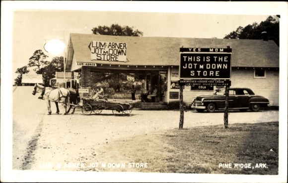 PC Pine Ridge Arkansas USA, Dit is de Jot'm Down Store