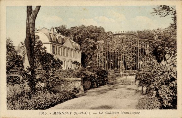 Ansichtkaart Mennecy Essonne, Kasteel Montauger