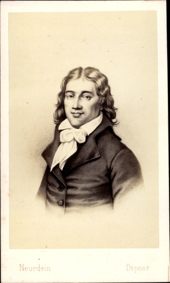 Business Card Politiker Camille Desmoulins