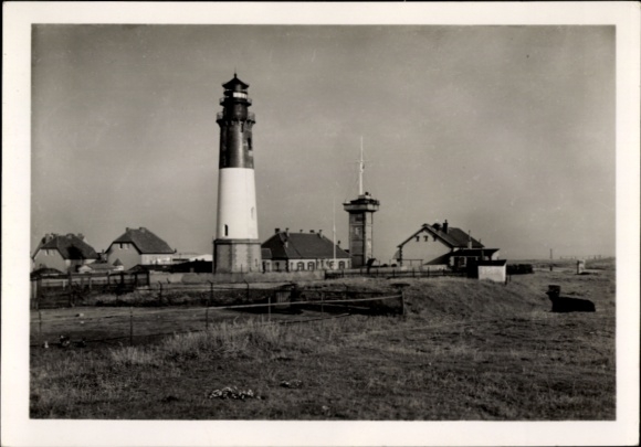 Ak Nordseeinsel Helgoland, Leuchtturm