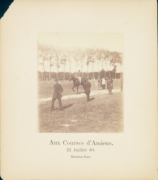 Photo Amiens Somme, Aux Courses d&#39;Amiens, Racecourse, 21 July 1889, riders