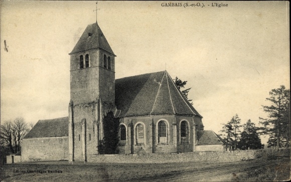 Ak Gambais Yvelines, L'Eglise