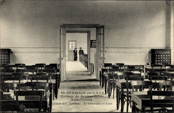 CPA Saint Germain et Laye Yvelines, Collège de Jeunes Filles, Refectoires