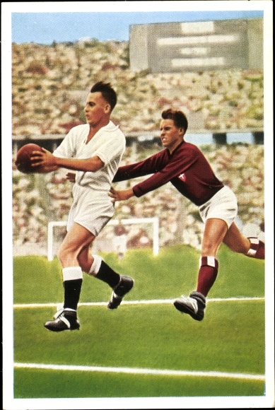Collection picture Olympia 1936, Germany winner in handball, Mühlen Franck coffee additive