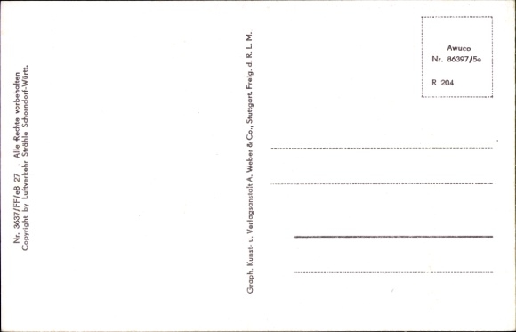 Postcard Unterschüpf Boxberg in Baden, aerial photograph