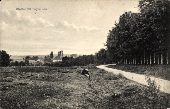 Postcard Springe am Deister, Wülfinghausen Monastery