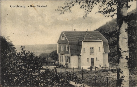 Ak Gevelsberg in het Ruhrgebied, nieuwe boswachter