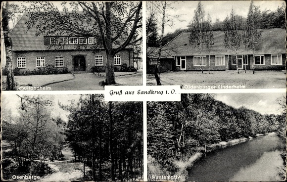 PC Sandkrug Hatten, school camp, Oldenburg children&#39;s home, Osenberge, Huntemotiv