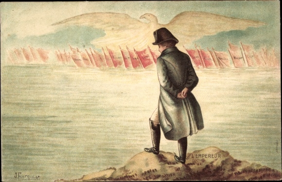 Artist Chromo-Litho Fourquier, The Emperor, Napoleon Bonaparte, Kaiser Napoleon I.
