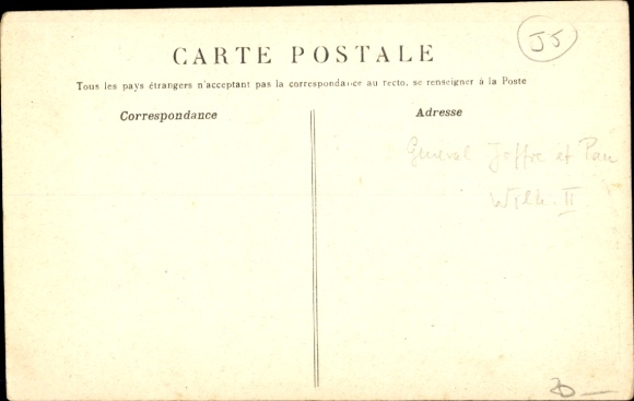 PC Nous Progressons 1914, Nous Vaincrons, Joffre, Guillaume II, Échecs, chess, prisoners of war