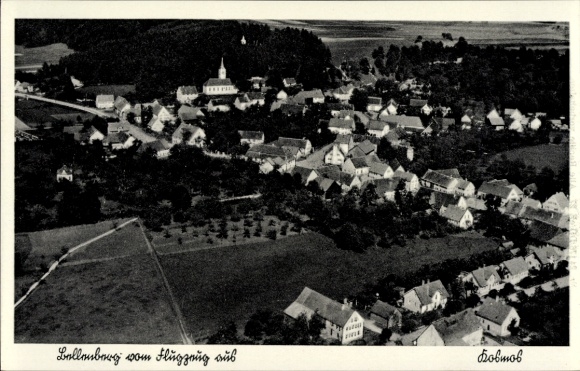 Postcard Bellenberg Horn Bad Meinberg am Teutoburger Wald, aerial photograph