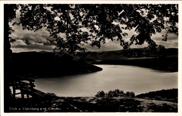 KP Waldeck am Edersee Hesja, widok ogólny, Elsterberg