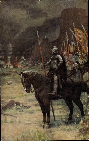 KP artysty Hugo Vogel, wyzwolenie od Hunów, obchody tysiąclecia Merseburg an der Saale 1933