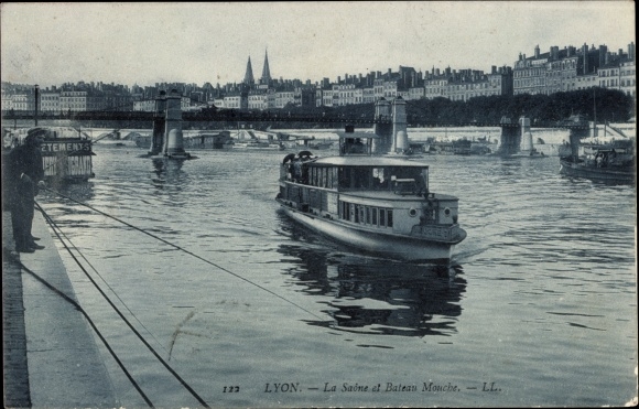 KP Lyon Rhône, Le Saone i Bateau Mouche, rybacy