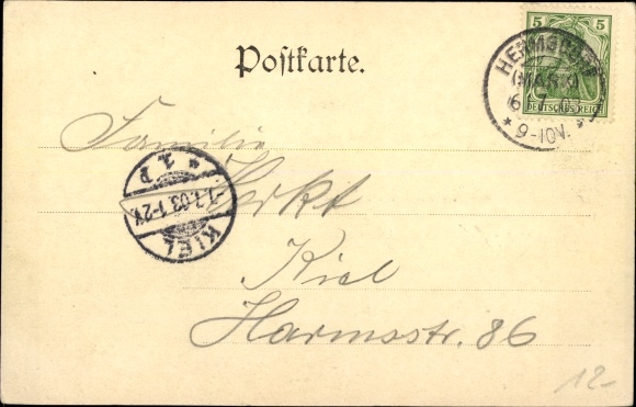 Postcard Berlin Reinickendorf Hermsdorf, Hotel Kaiserhof