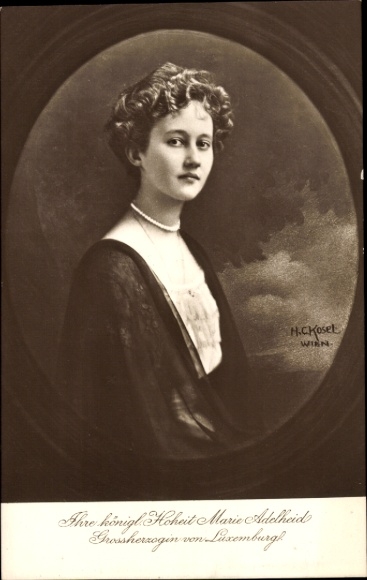 Artist Postcard Kosel, HC, Grand Duchess Marie Adelheid of Luxembourg