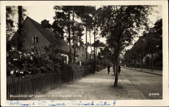 Postcard Blankenfelde in Brandenburg, Erich Klausener Strasse