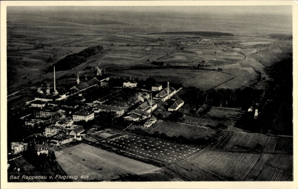 Postcard Bad Rappenau in Baden, aerial photograph