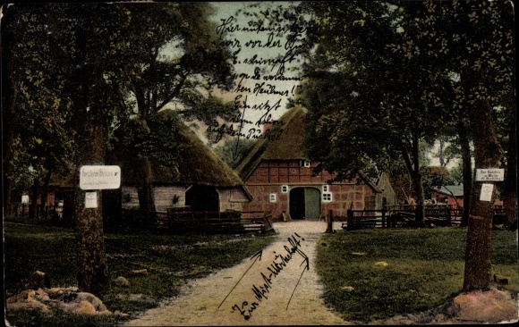 Postcard Ehrhorn Schneverdingen in the Lüneburg Heath, Forsthaus Ehrhorn